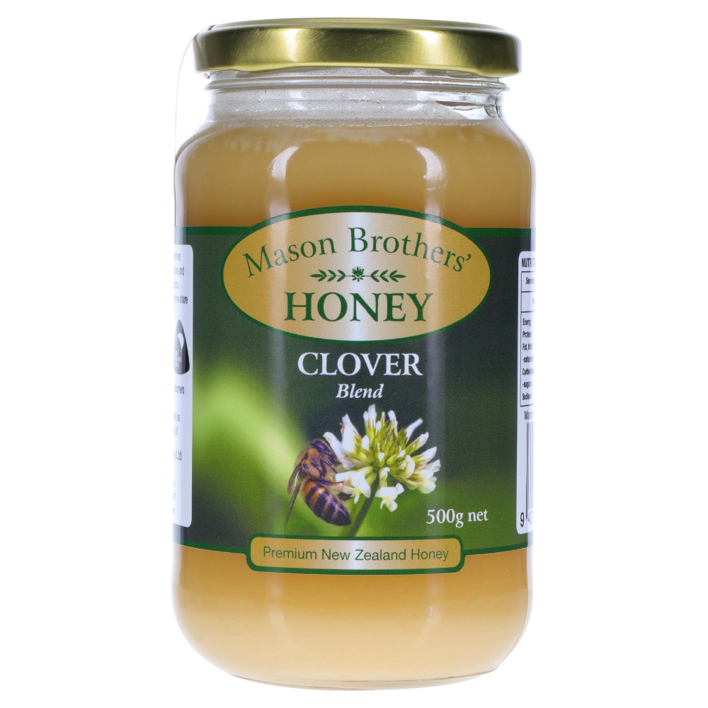 Mason Brothers Clover Honey Blend 500g Jar
