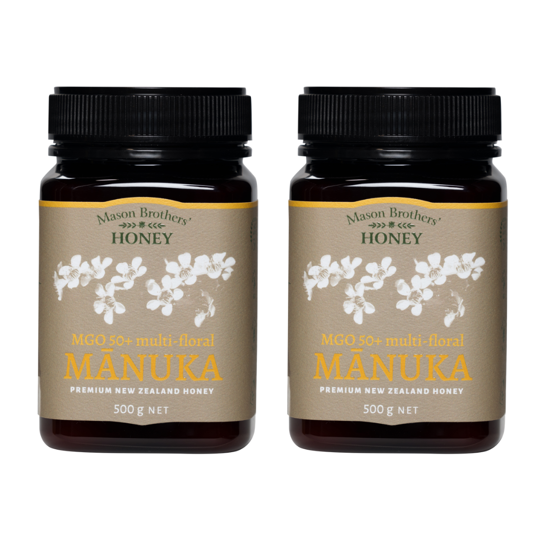 MGO 50+ Multifloral Mānuka Honey 2 pack