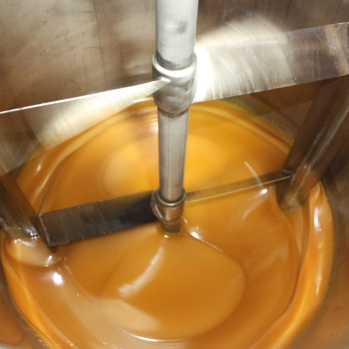 honey in a vat